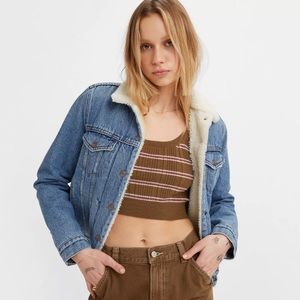 Levi’s Denim Sherpa Jacket